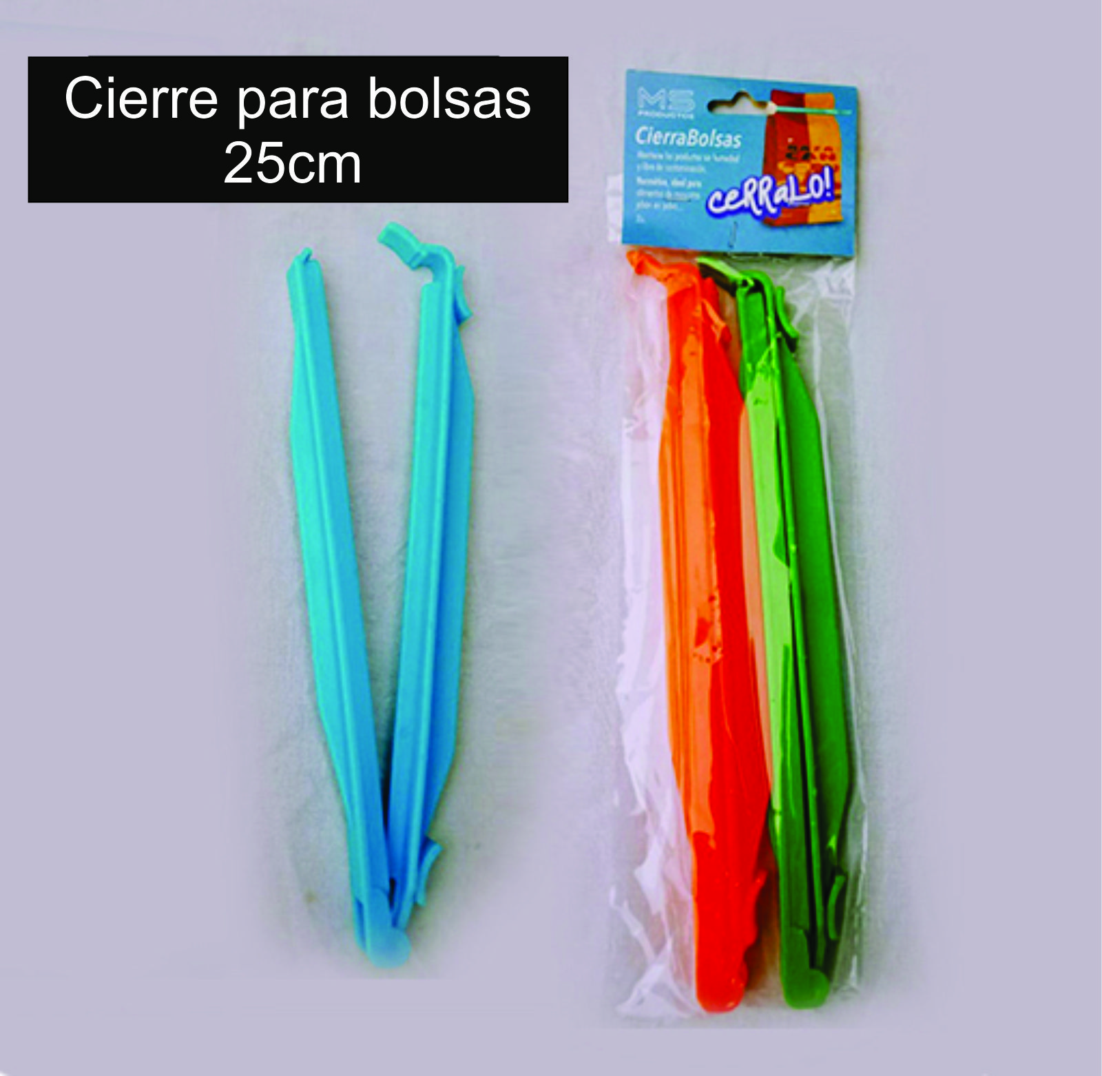 Cierre para bolsa 25 cm